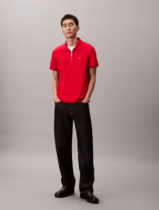CK JEANS Áo Polo Nam LNY Slim Fit