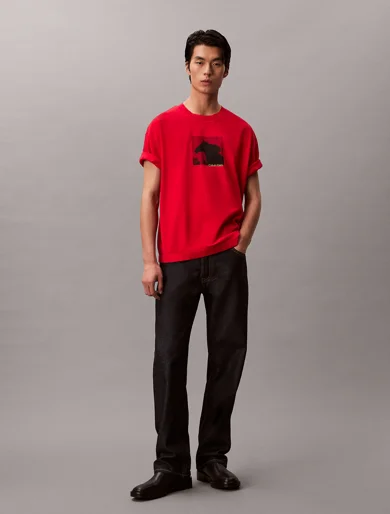 CK JEANS Áo Thun Nam LNY Relaxed Fit