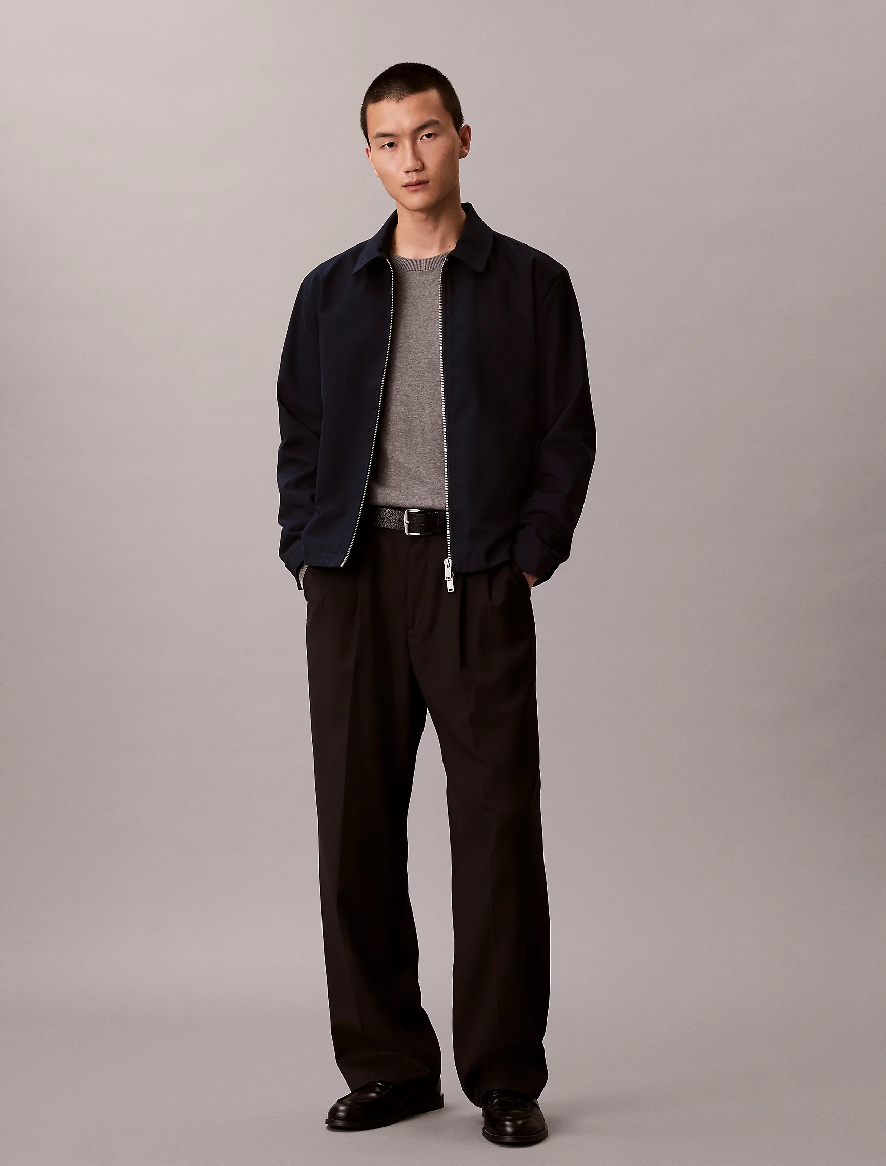 CK JEANS Áo Khoác Nam LS Cotton Dobby Blouson Jkt