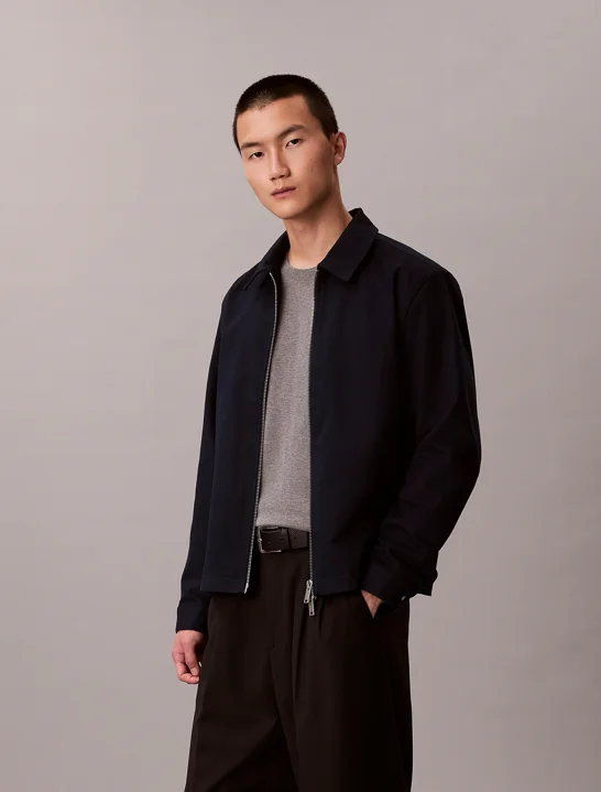 CK JEANS Áo Khoác Nam LS Cotton Dobby Blouson Jkt
