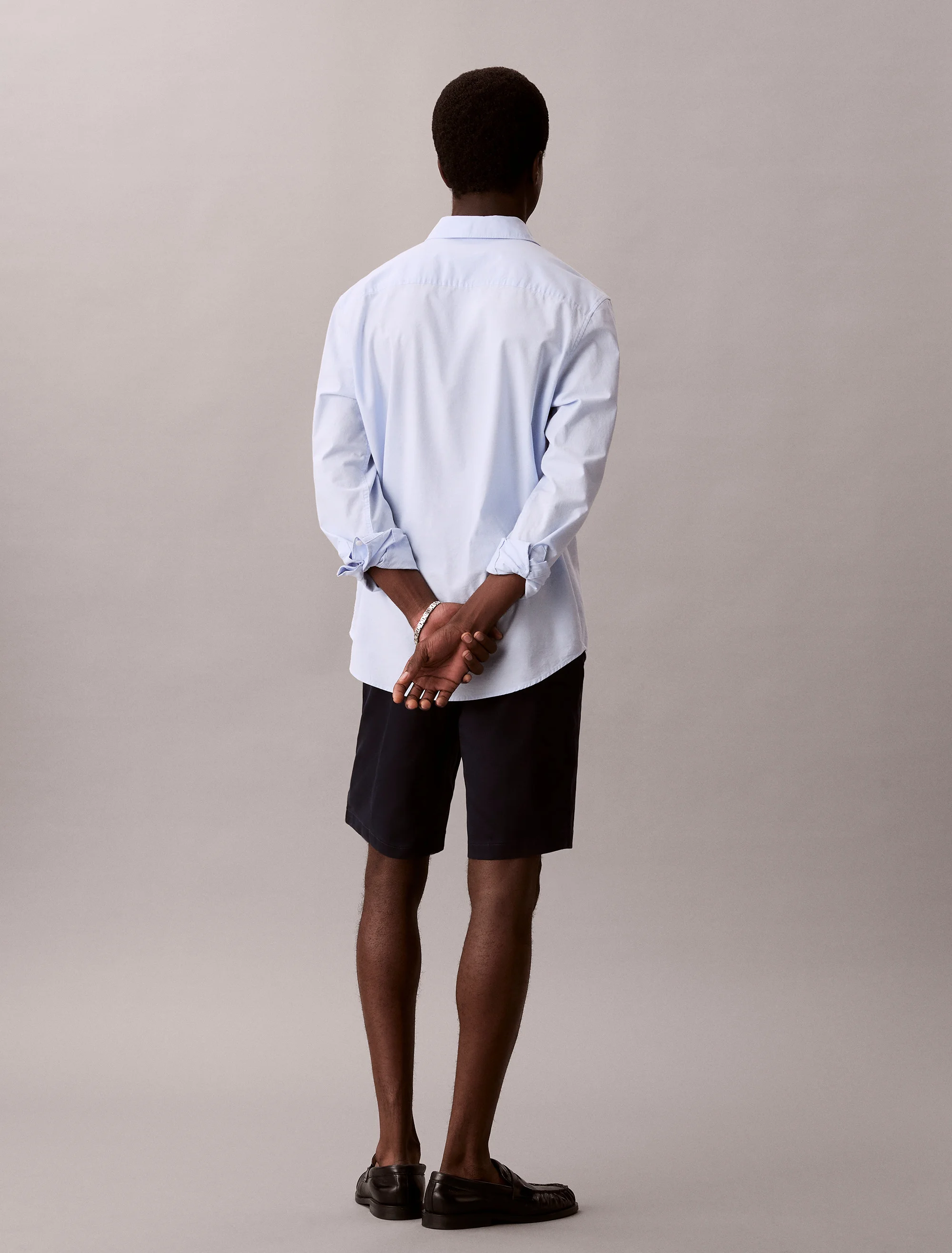 CK JEANS Quần Ngắn Nam Refined Stretch Chino Short
