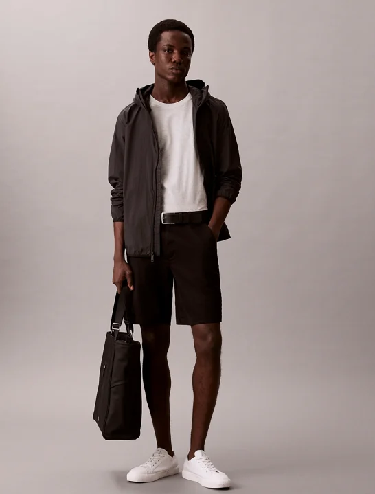 CK JEANS Quần Ngắn Nam Refined Stretch Chino Short
