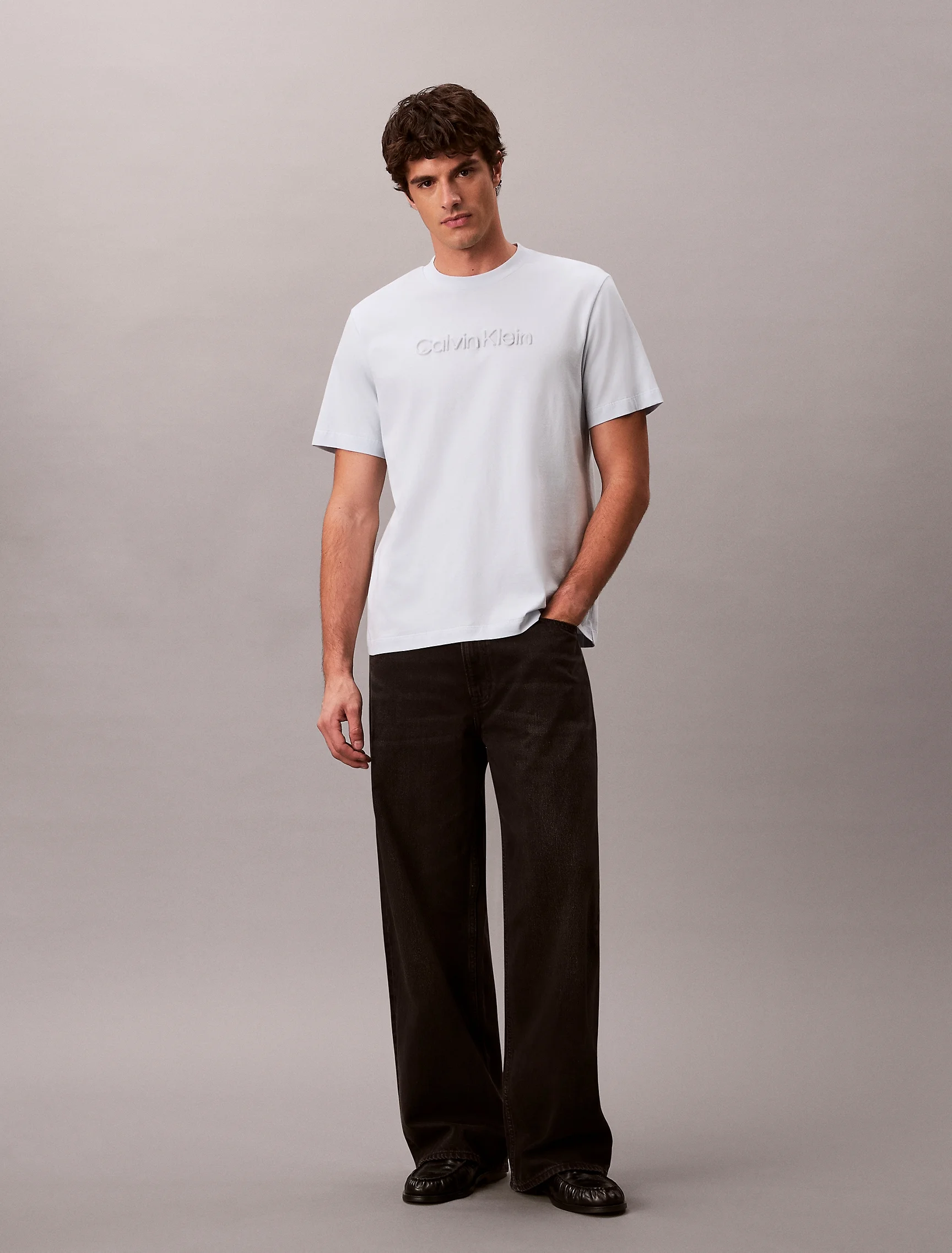 CK JEANS Áo Thun Nam Logo Graphic T-Shirt