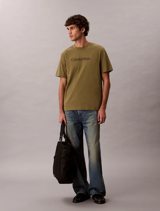 CK JEANS Áo Thun Nam Logo Graphic T-Shirt