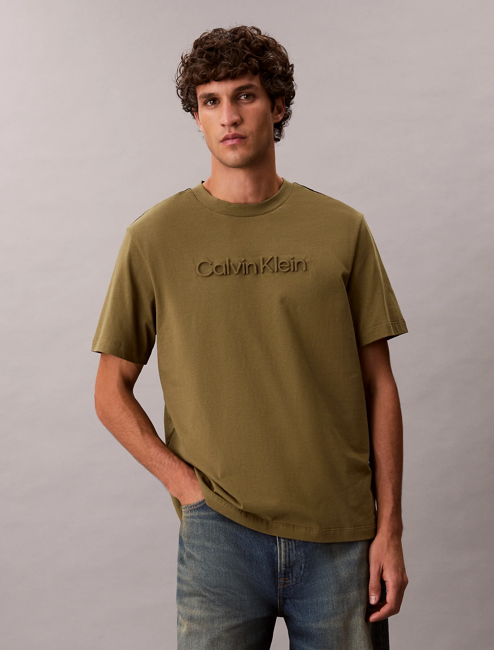 CK JEANS Áo Thun Nam Logo Graphic T-Shirt