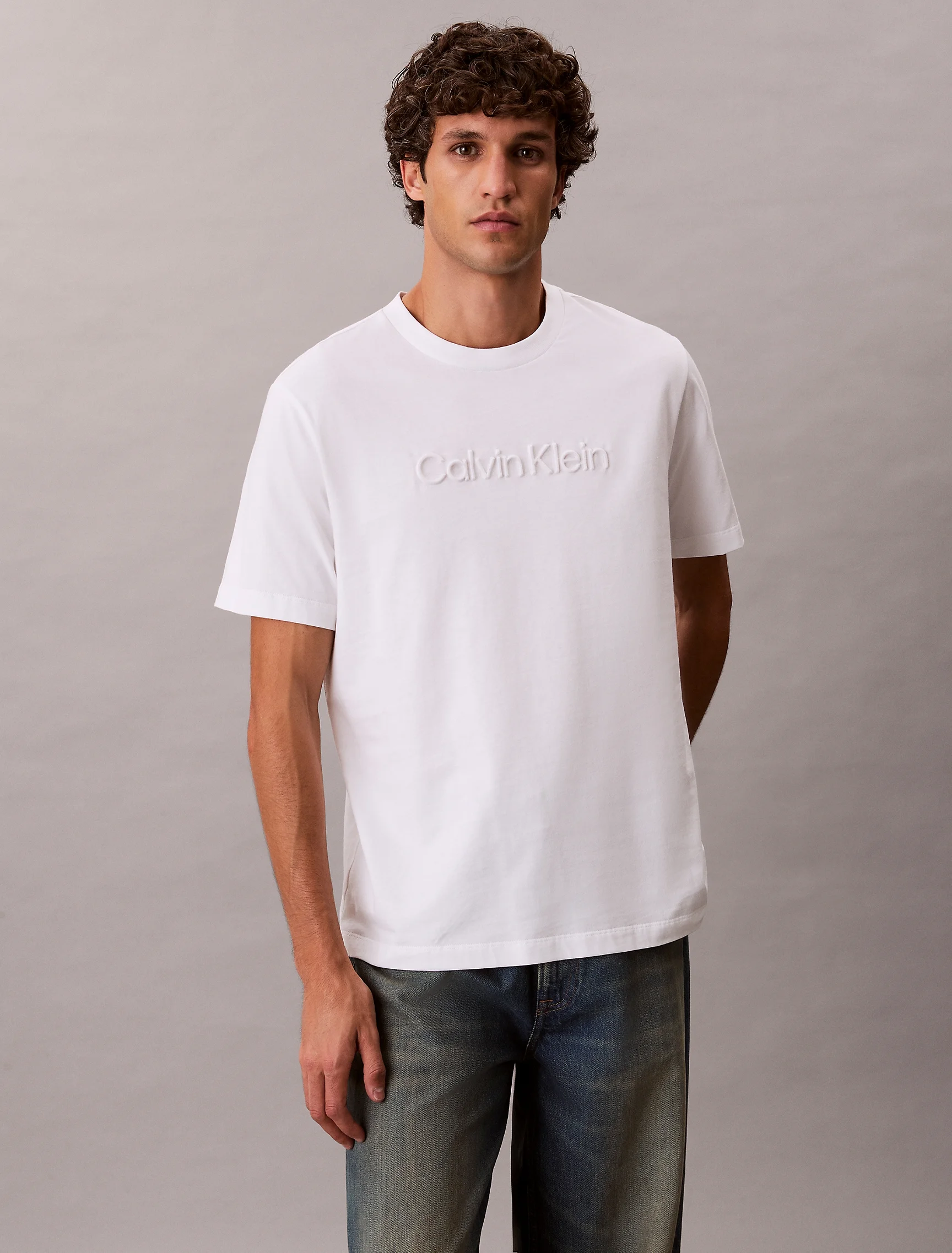 CK JEANS Áo Thun Nam Logo Graphic T-Shirt