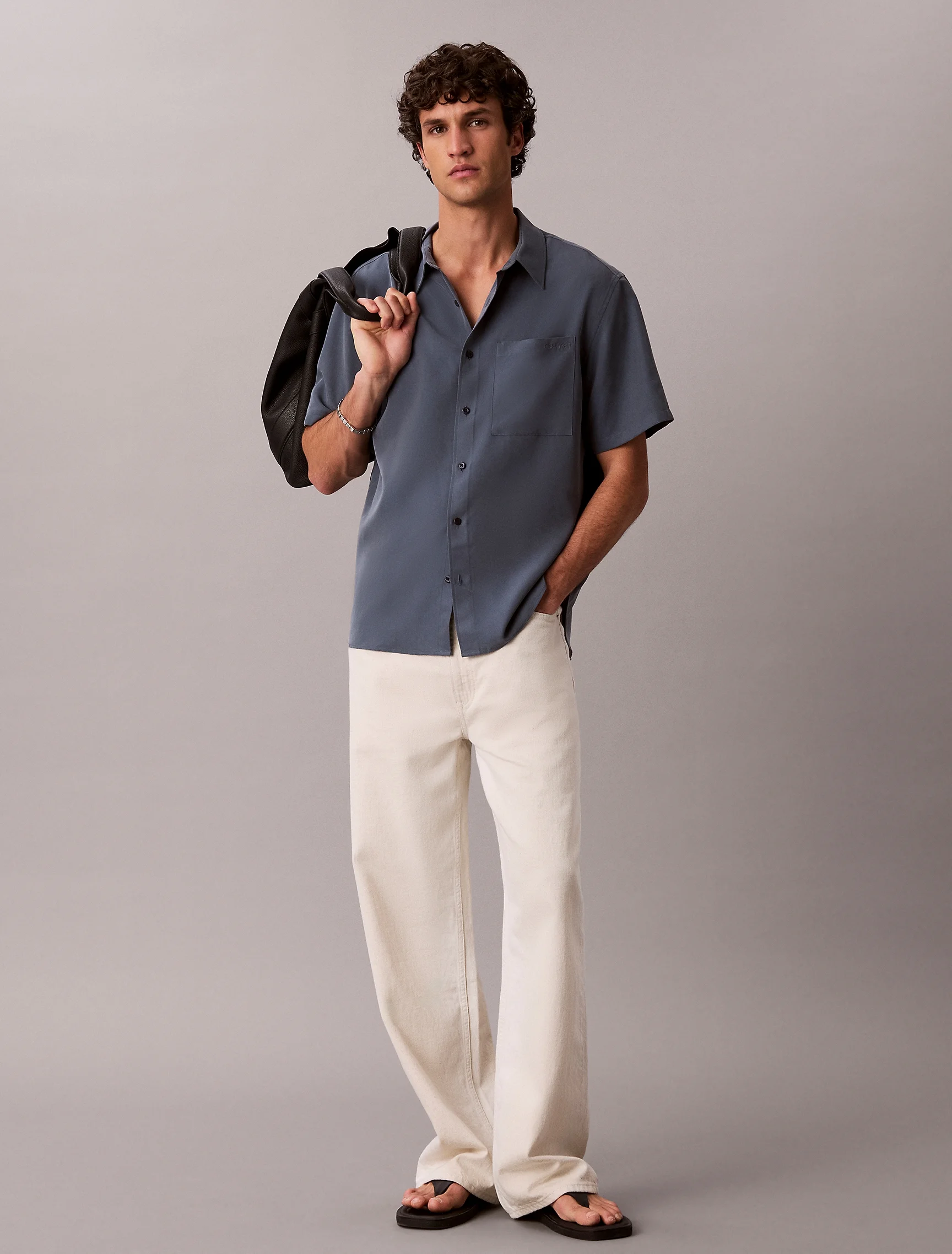 CK JEANS Áo Sơ Mi Nam Easy Fit