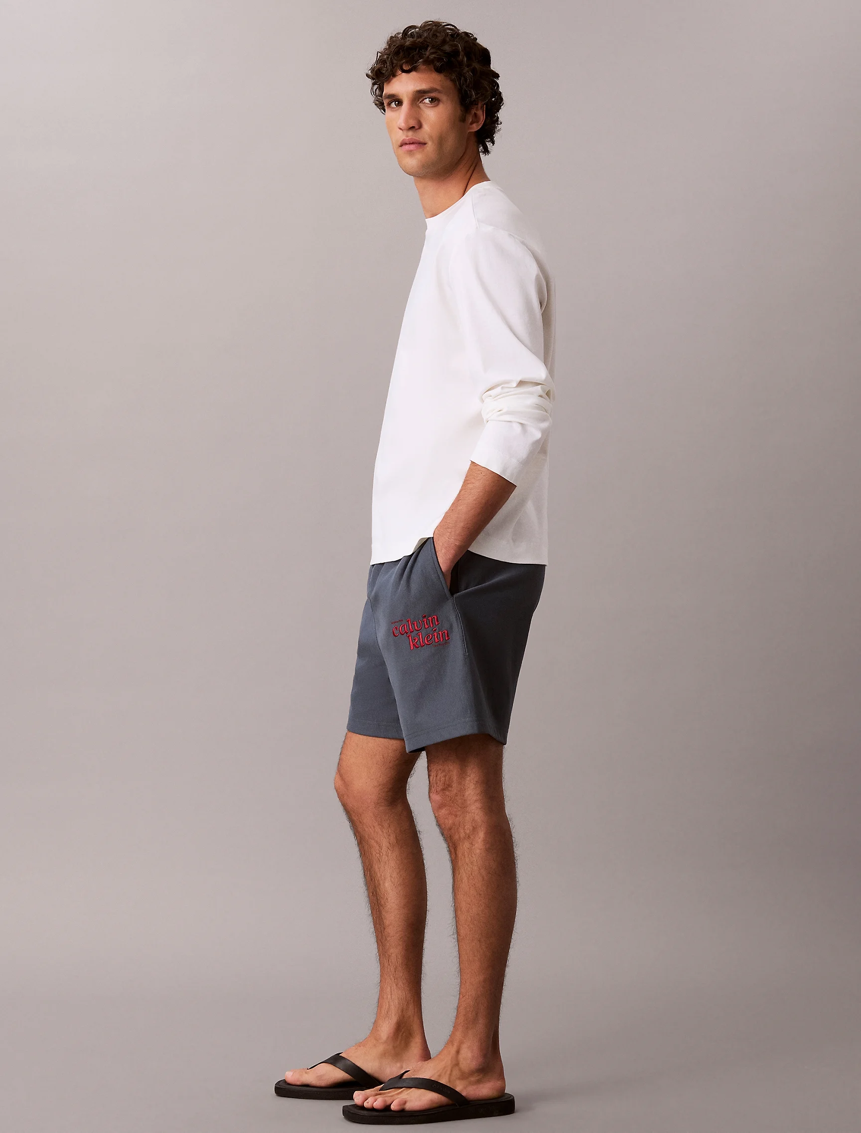 CK JEANS Quần Ngắn Nam Fashion Fit