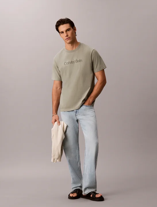 CK JEANS Áo Thun Nam Easy Fit