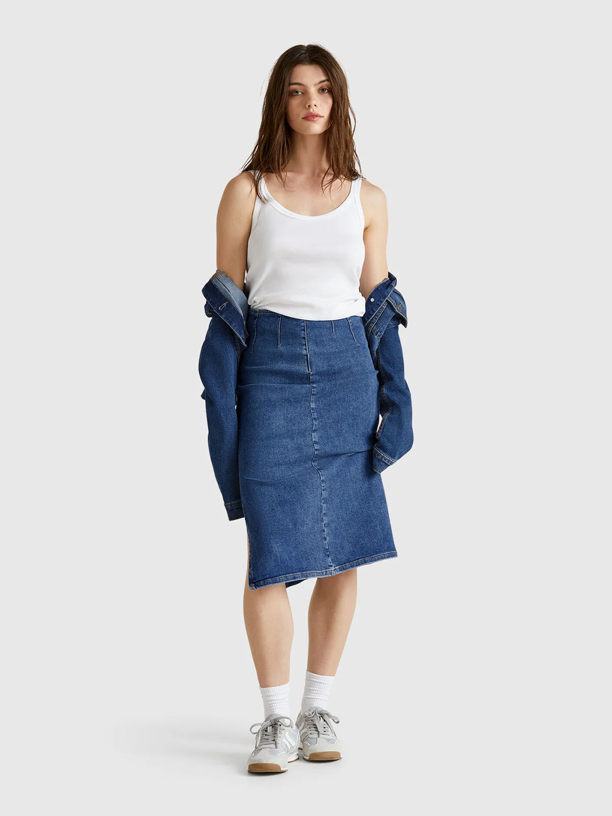 UNITED COLORS OF BENETTON Chân Váy Nữ Women Skirt