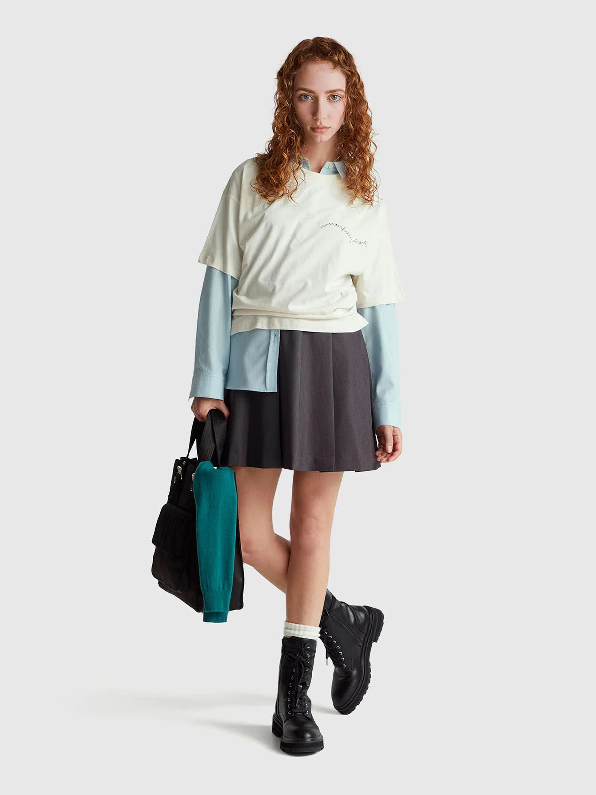 UNITED COLORS OF BENETTON Chân Váy Nữ Women Skirt