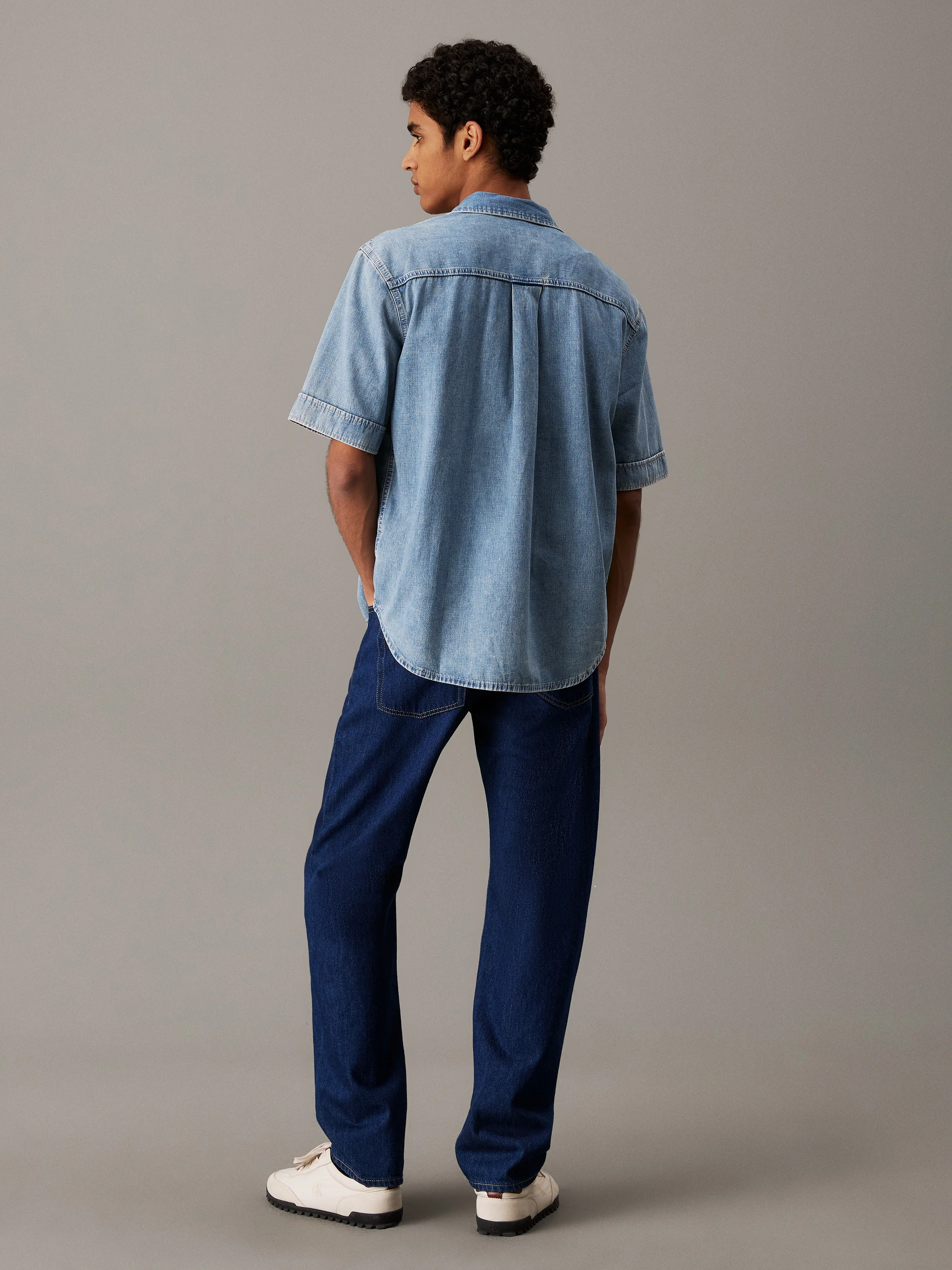 CK JEANS Áo Sơ Mi Denim Nam Relaxed Fit