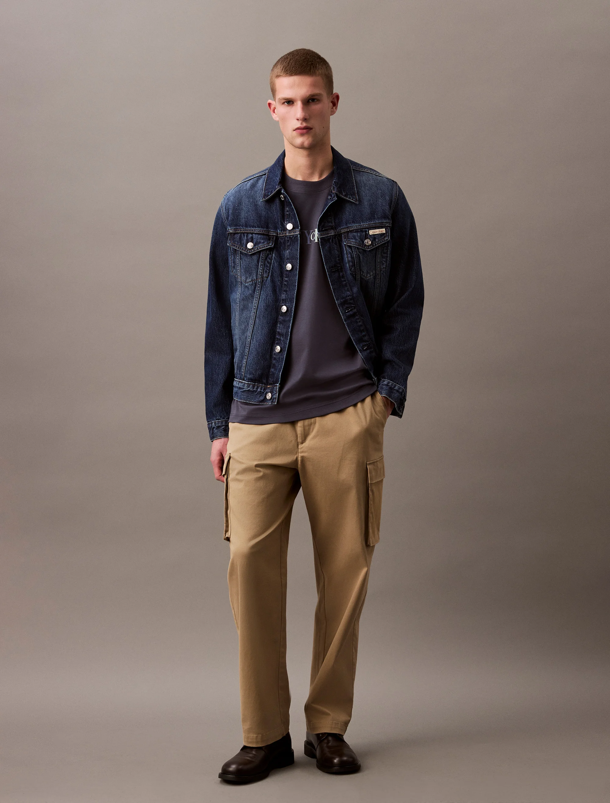 CK JEANS Áo Thun Nam Fashion Fit