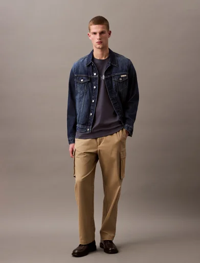 CK JEANS Áo Thun Nam Fashion Fit