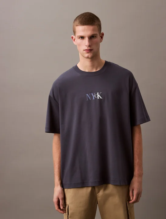 CK JEANS Áo Thun Nam Fashion Fit