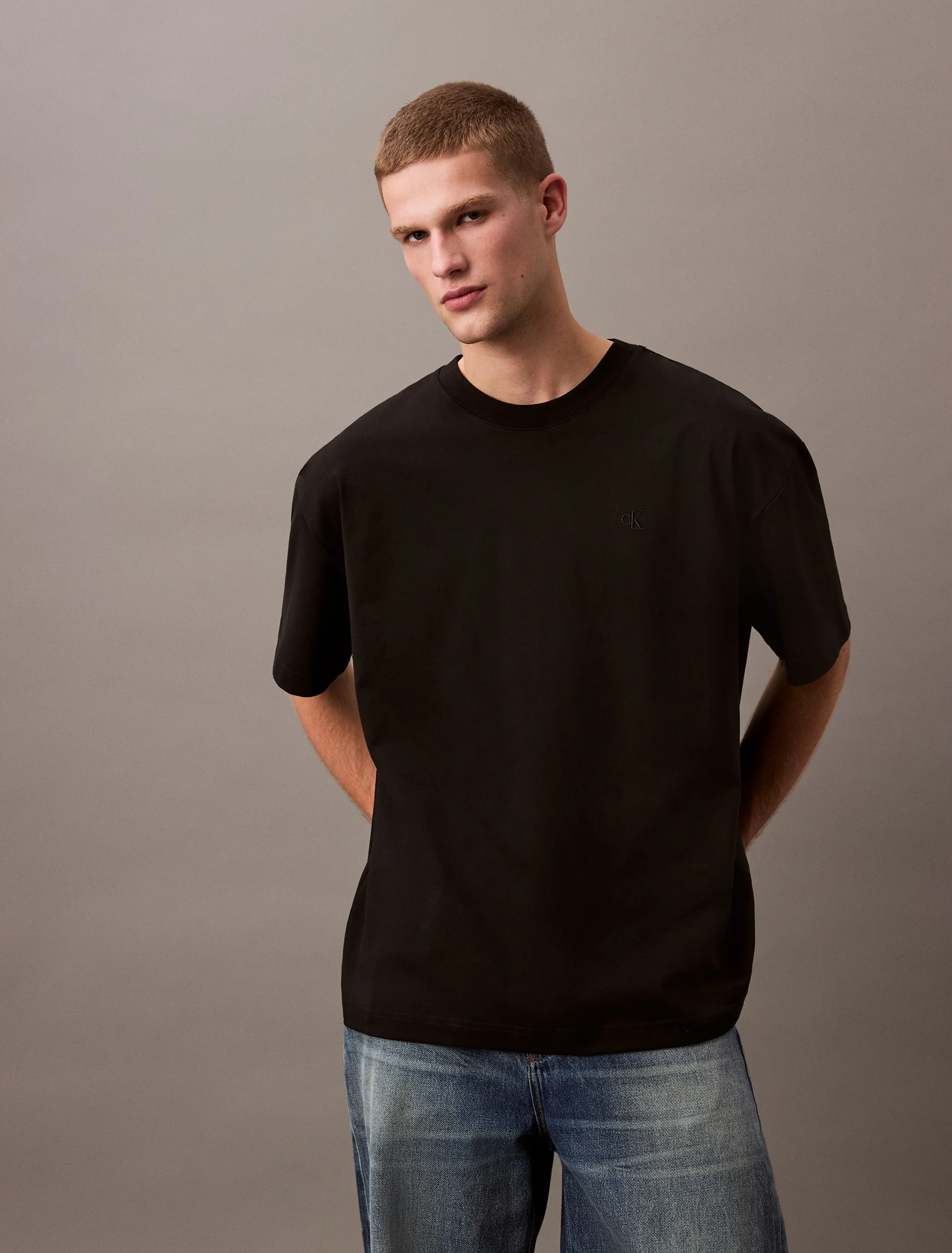 CK JEANS Áo Thun Nam Oversized Fit