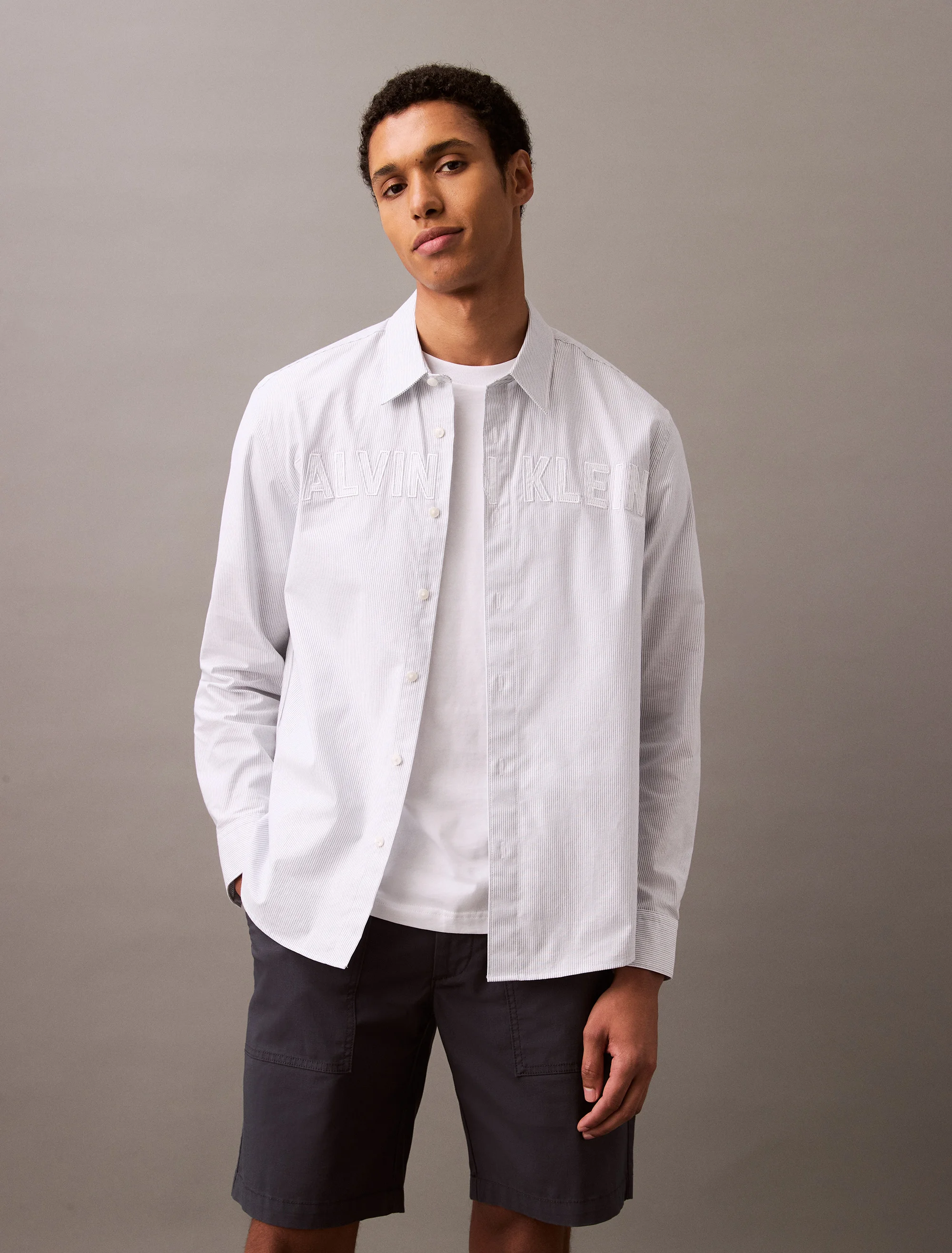 CK JEANS Áo Sơ Mi Nam Relaxed Fit