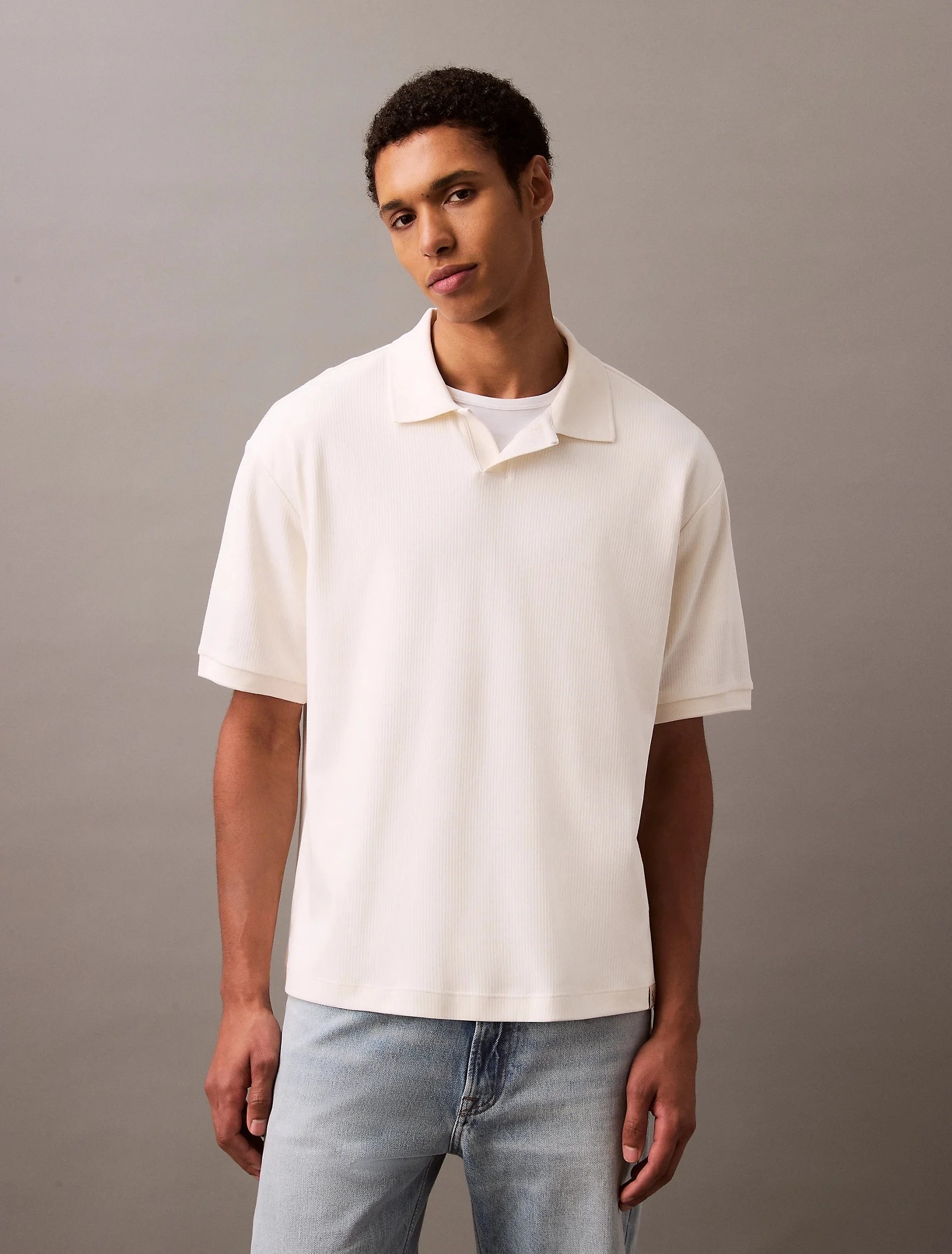 CK JEANS Áo Polo Nam Fashion Fit