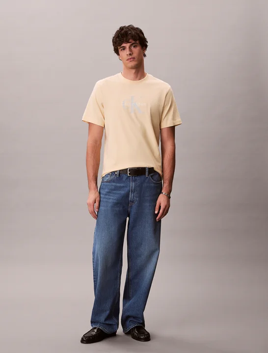CK JEANS Áo Thun Nam Monogram T-shirt
