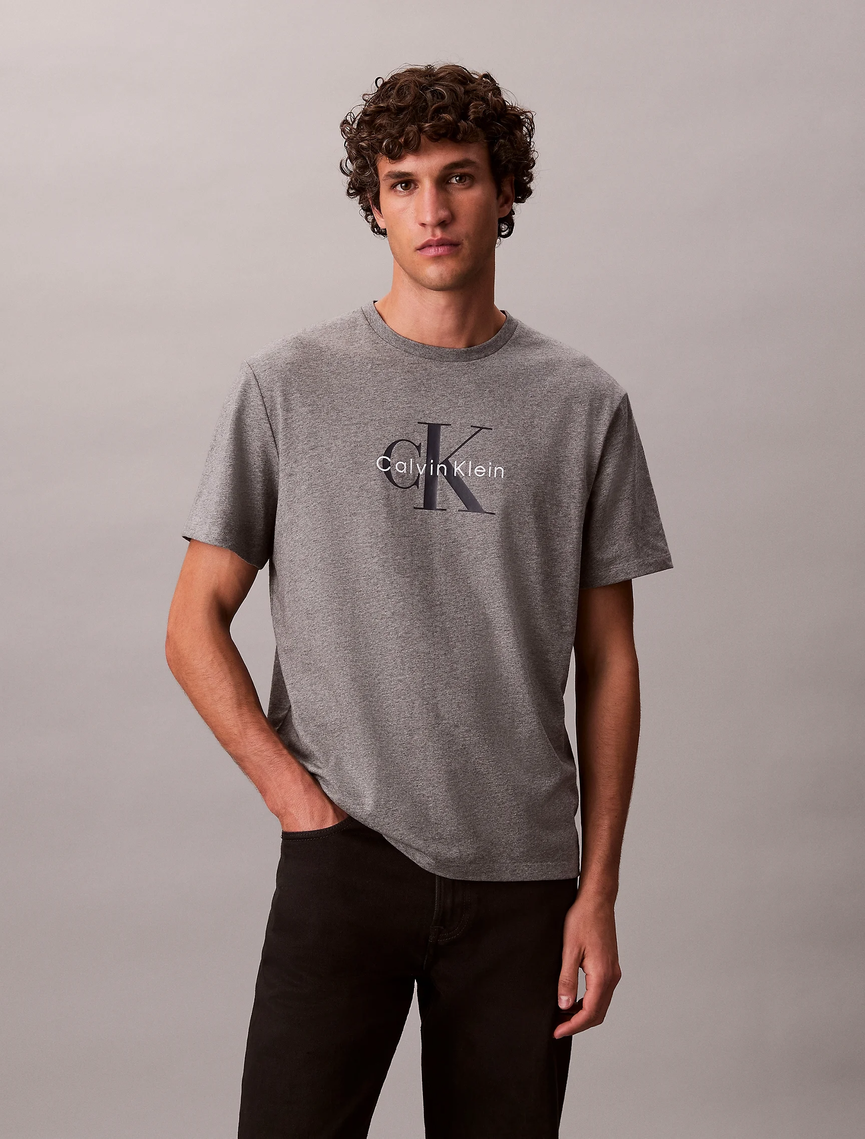 CK JEANS Áo Thun Nam Easy Fit