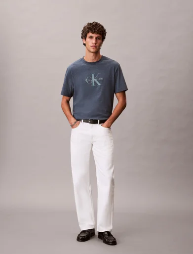 CK JEANS Áo Thun Nam Monogram T-shirt