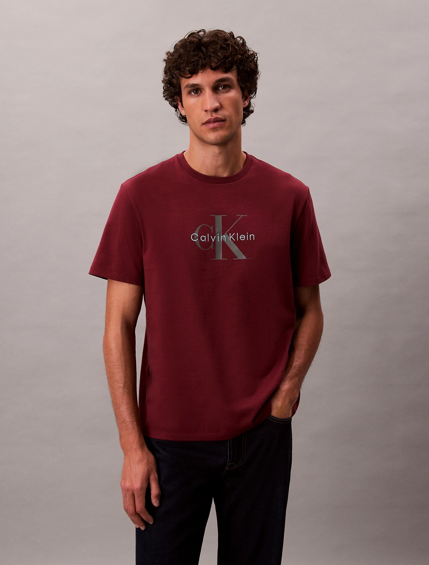 CK JEANS Áo Thun Nam Easy Fit