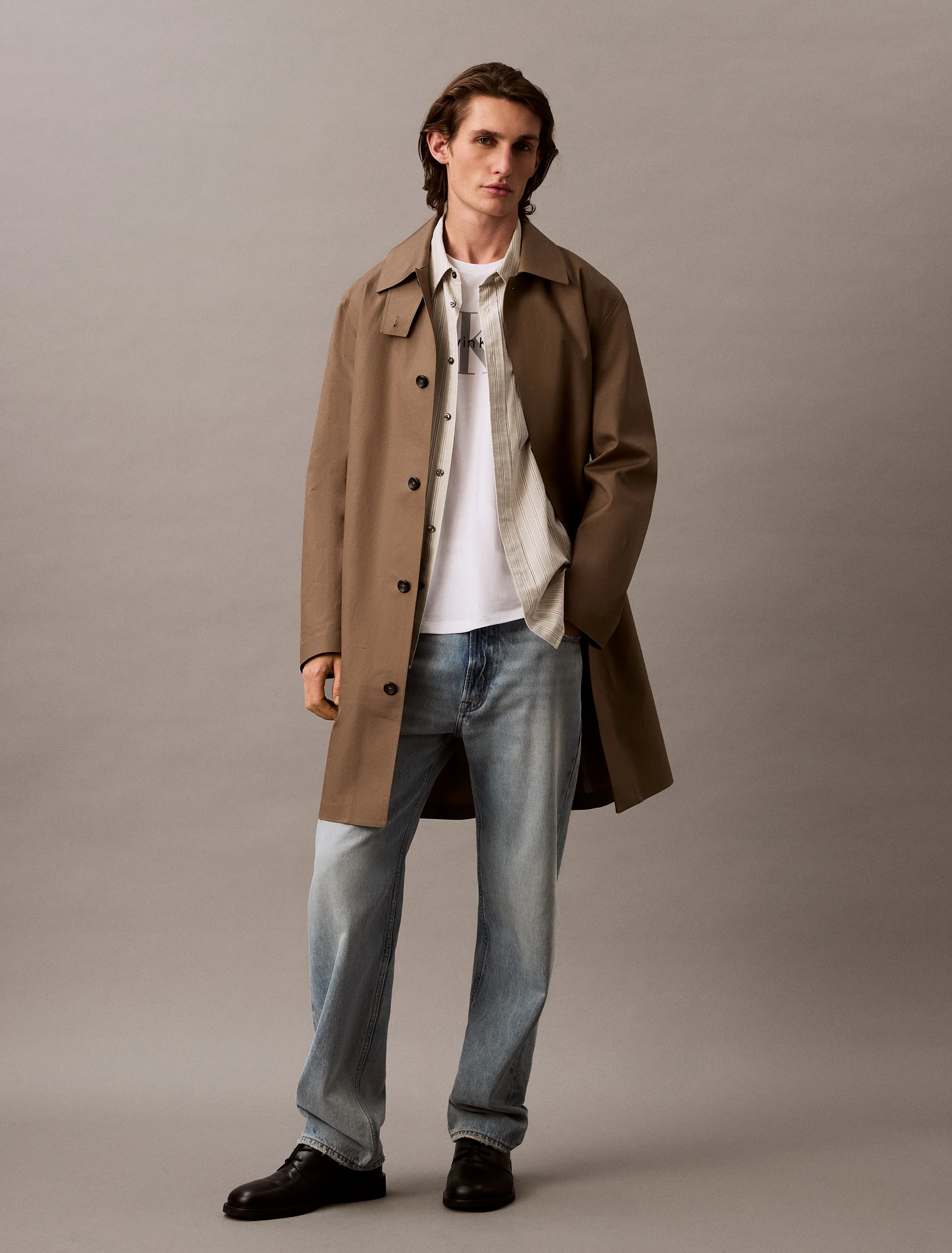 CK JEANS Áo Thun Nam Easy Fit