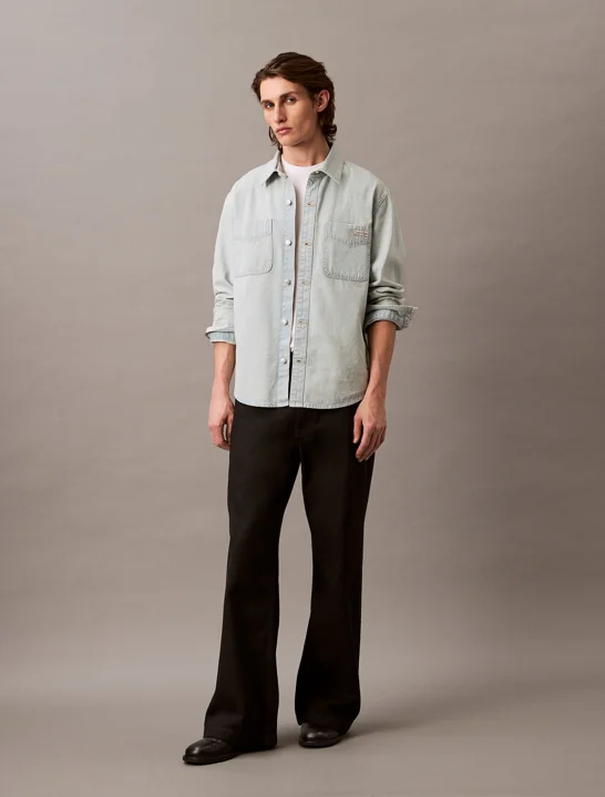 CK JEANS Áo Sơ Mi Denim Nam Regular Fit