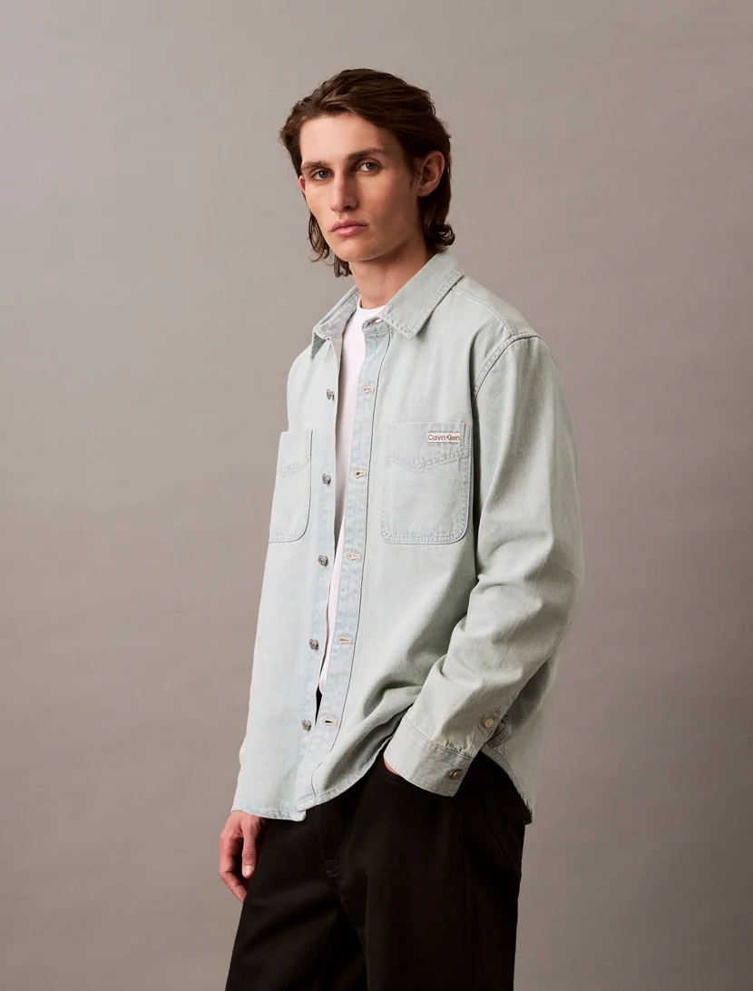 CK JEANS Áo Sơ Mi Denim Nam Regular Fit