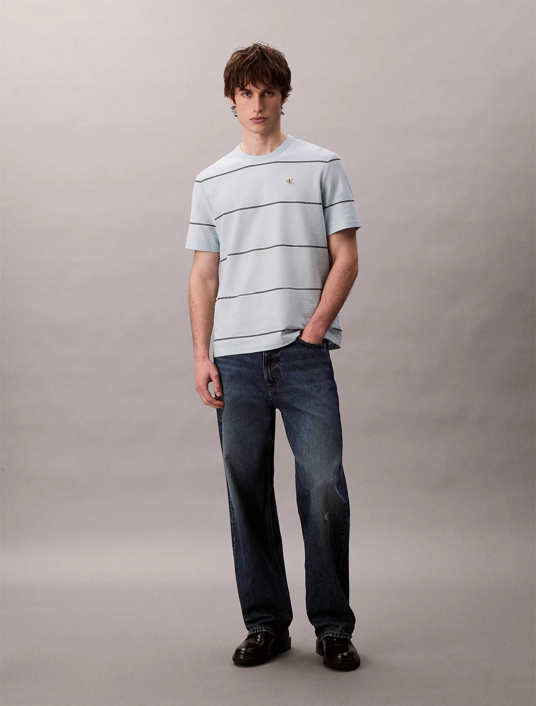 CK JEANS Áo Thun Nam Easy Fit