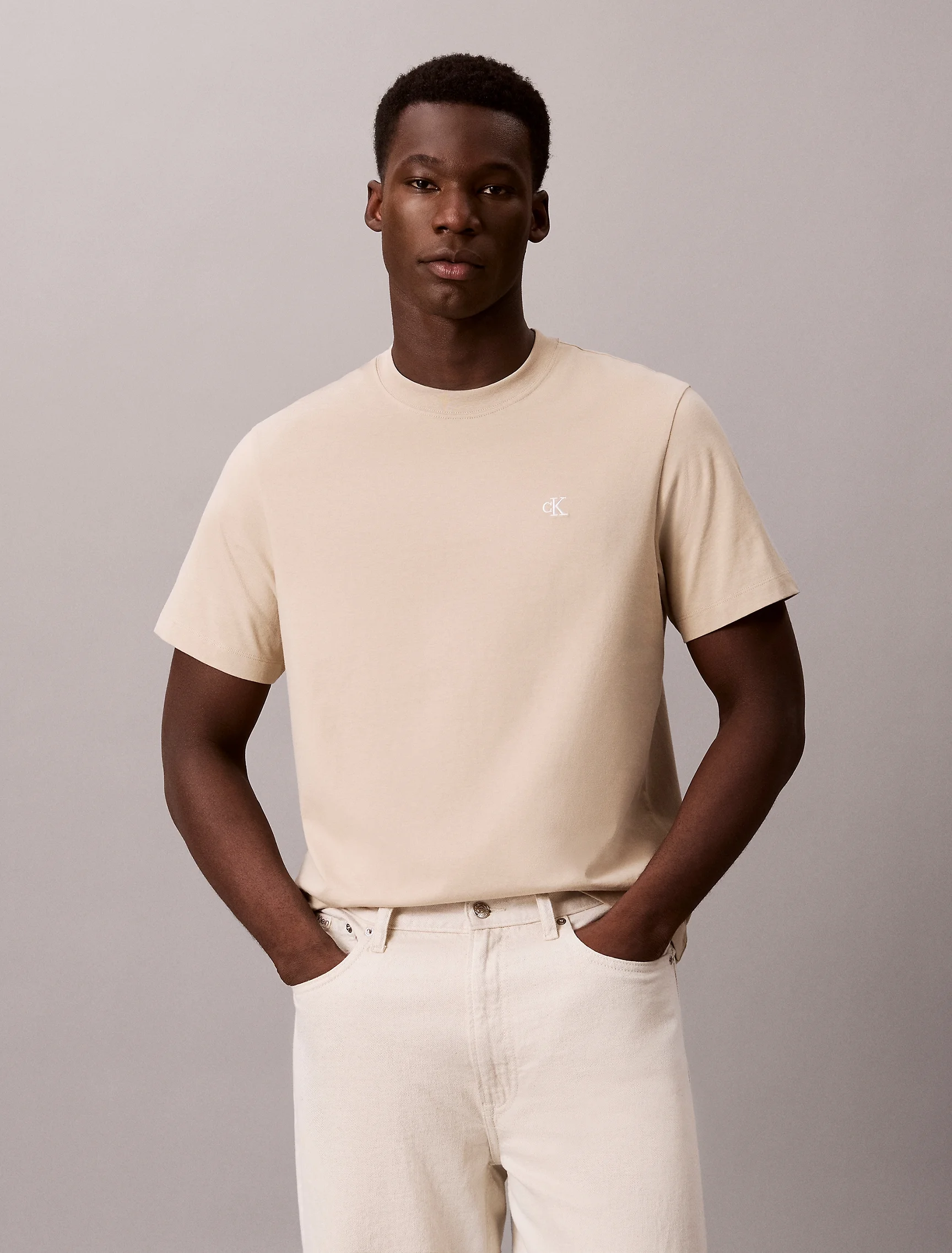 CK JEANS Áo Thun Nam Easy Fit