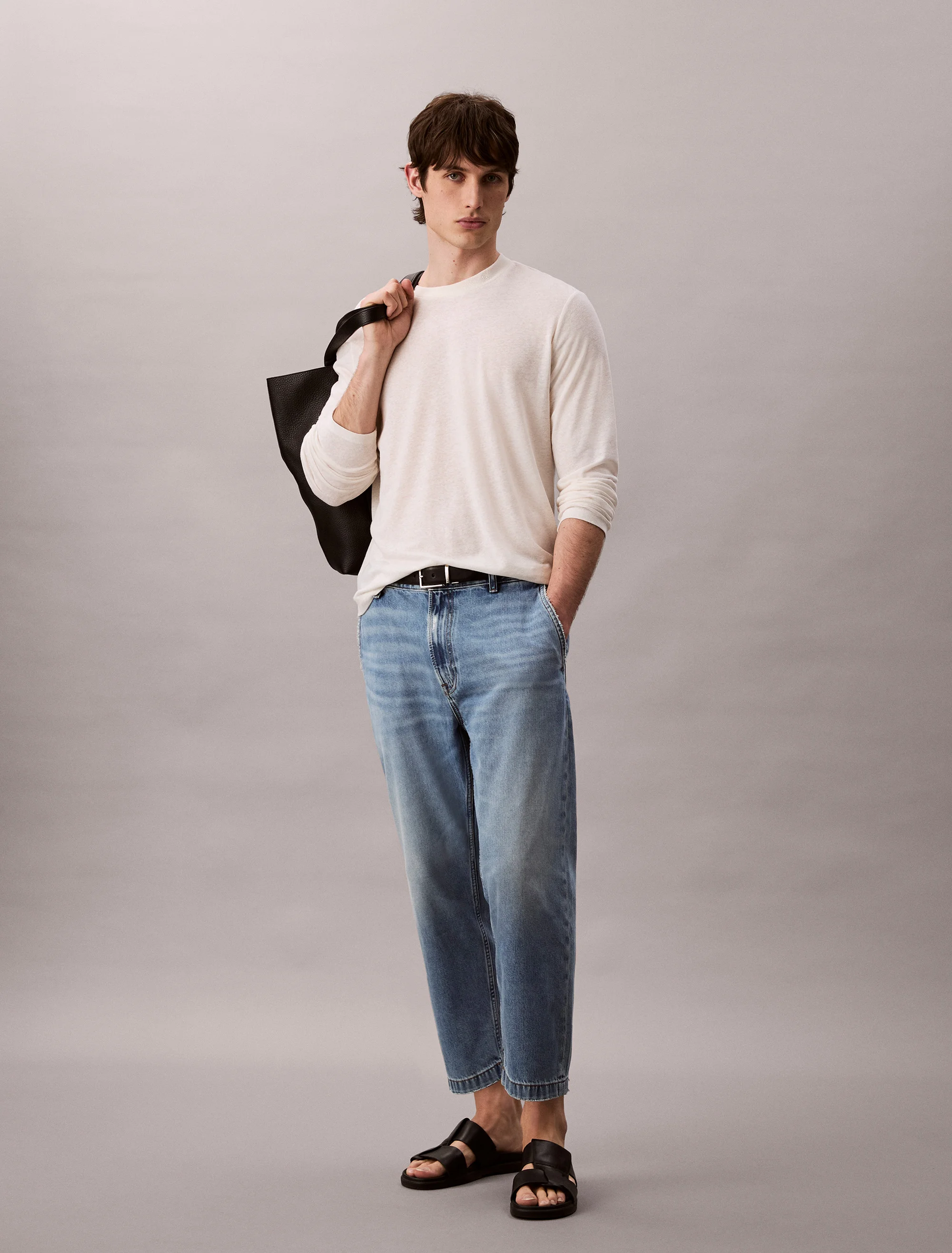 CK JEANS Quần Jeans Nam 90S Taper Fit