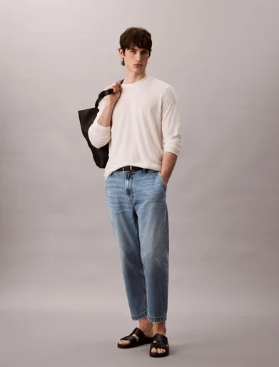 CK JEANS Quần Jeans Nam 90S Taper Fit