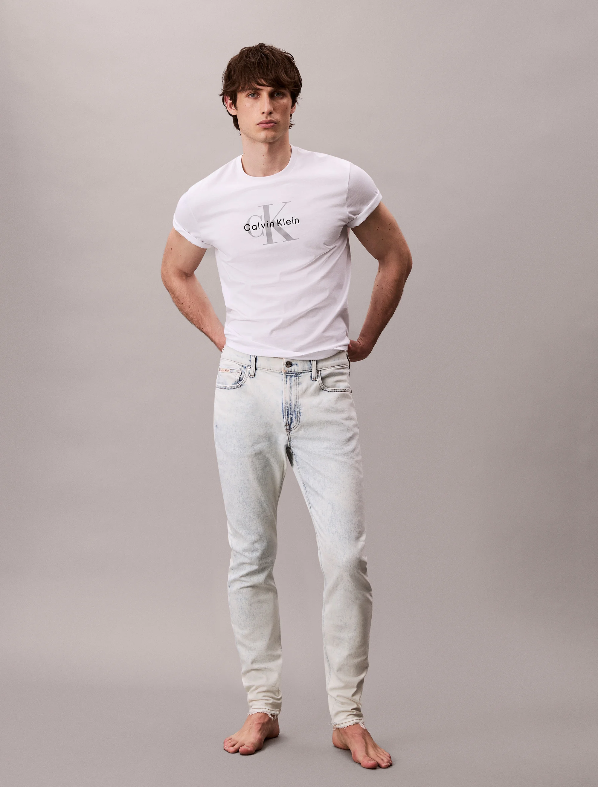 CK JEANS Quần Jeans Nam Slim Tapered Fit