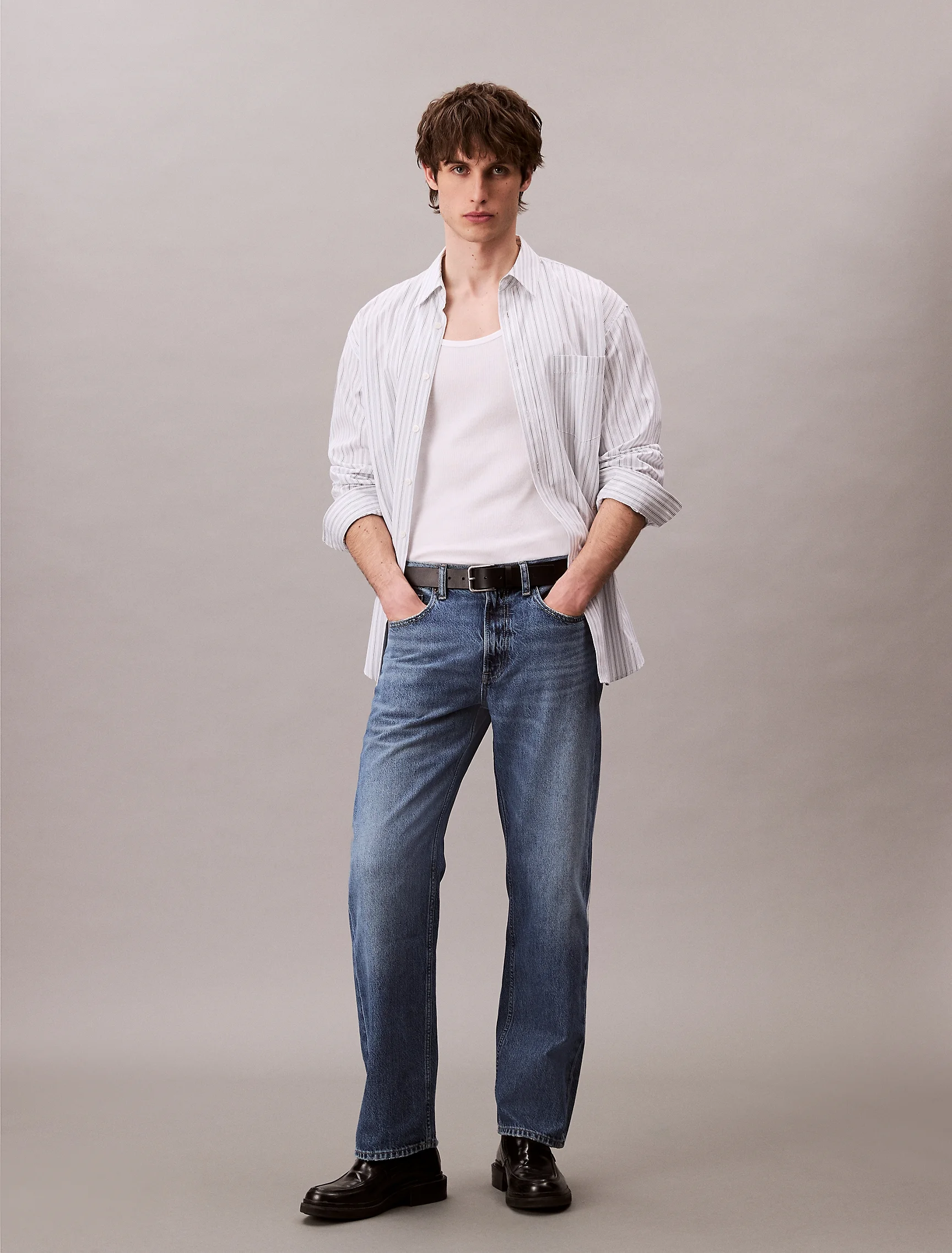 CK JEANS Quần Jeans Nam 90S Straight Fit
