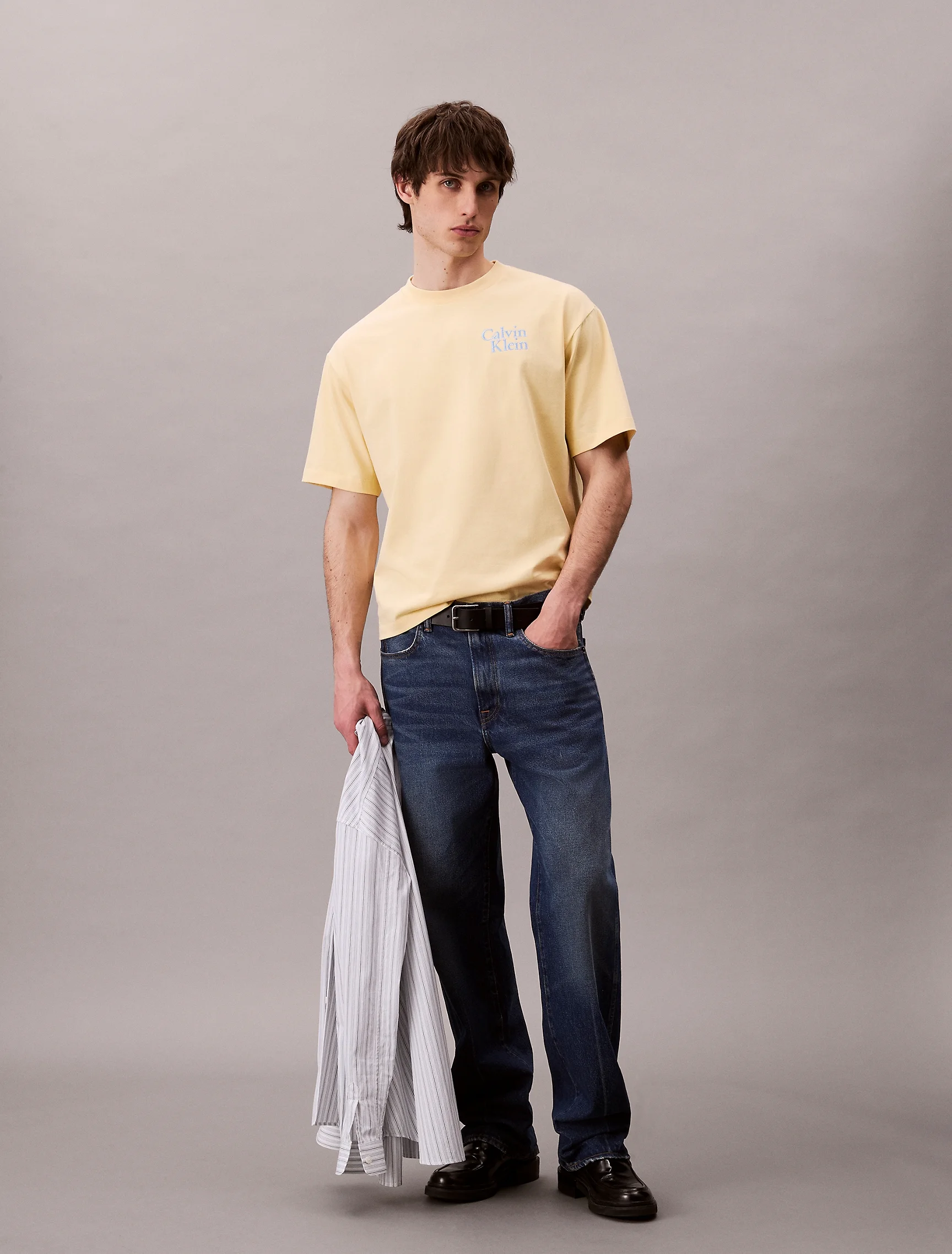 CK JEANS Áo Thun Nam Easy Fit