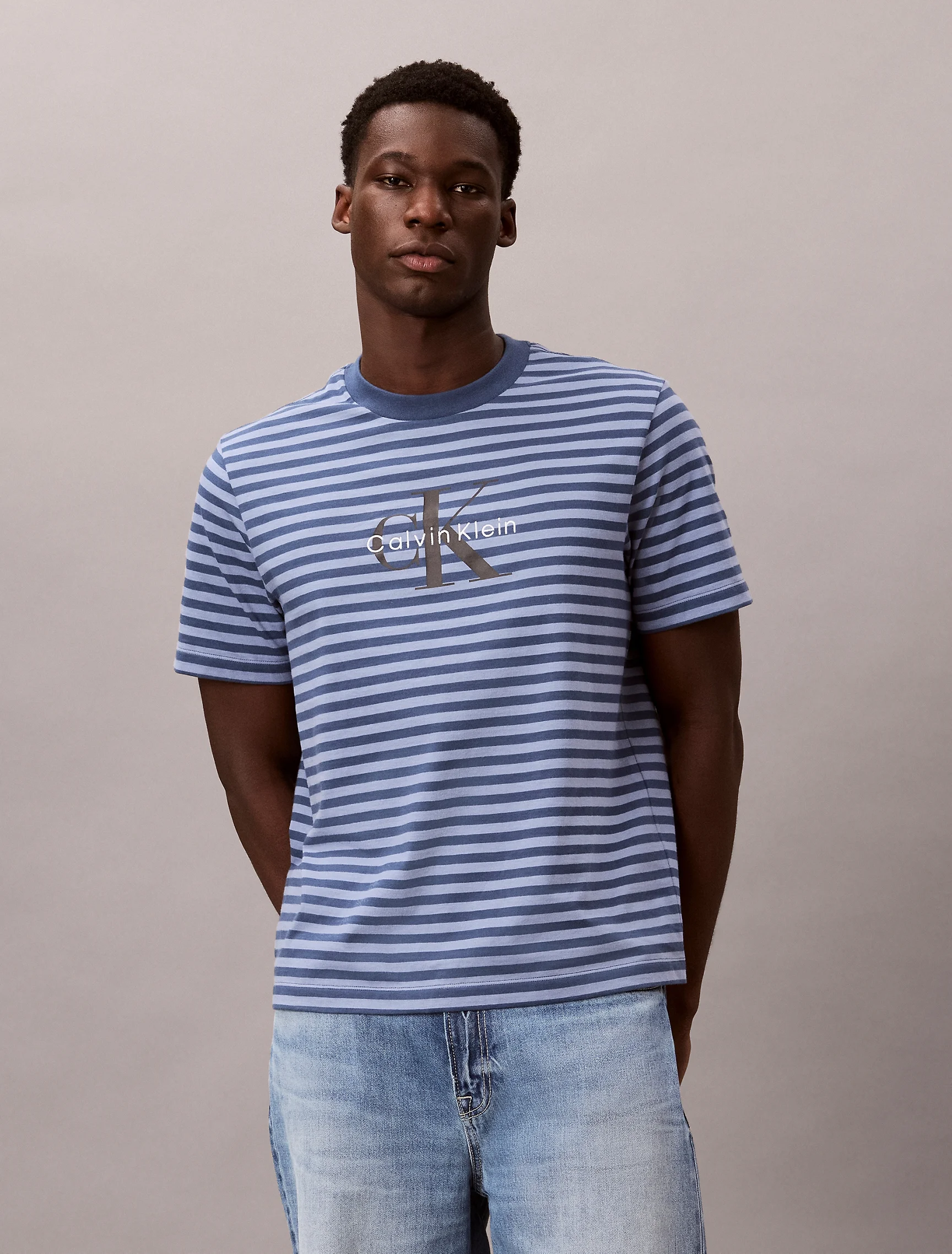CK JEANS Áo Thun Nam Easy Fit