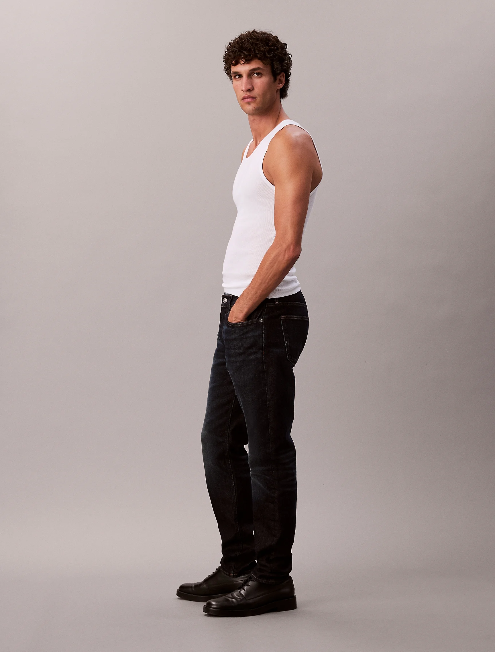 CK JEANS Quần Jeans Nam Slim Taper Fit