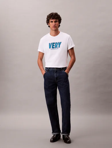 CK JEANS Áo Thun Nam Easy Fit