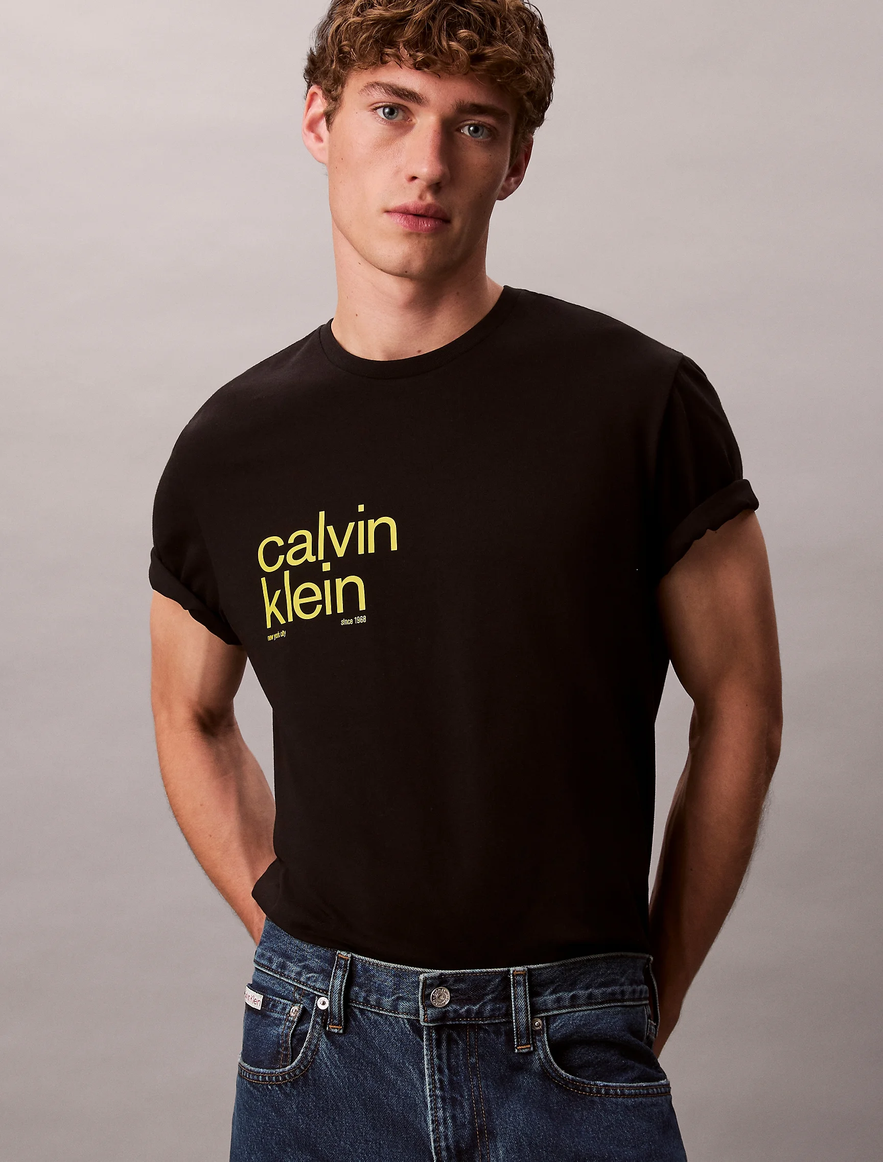 CK JEANS Áo Thun Nam Easy Fit