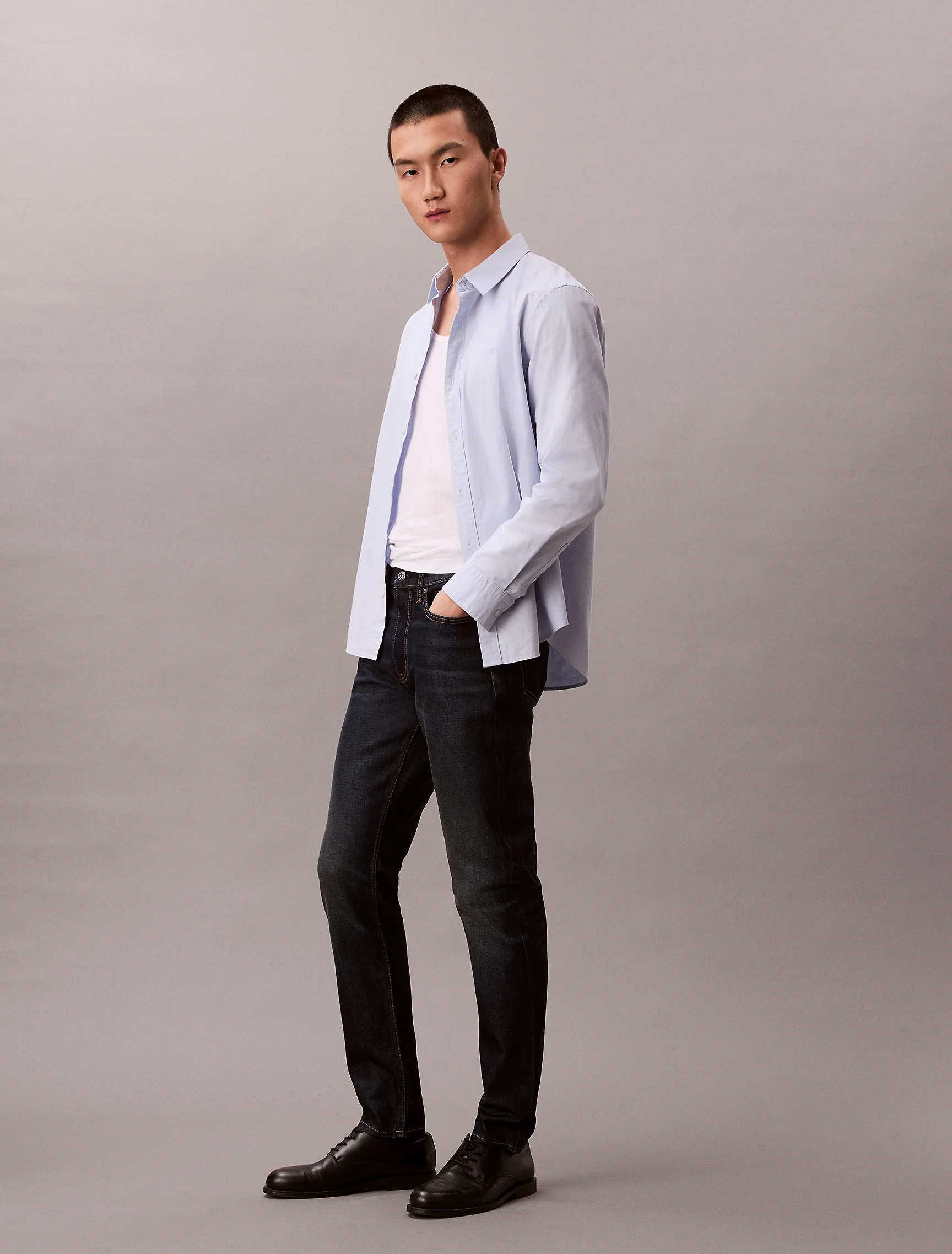 CK JEANS Quần Jeans Nam Slim Taper Fit