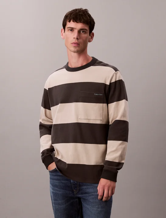 CK JEANS Áo Thun Nam Relaxed Fit
