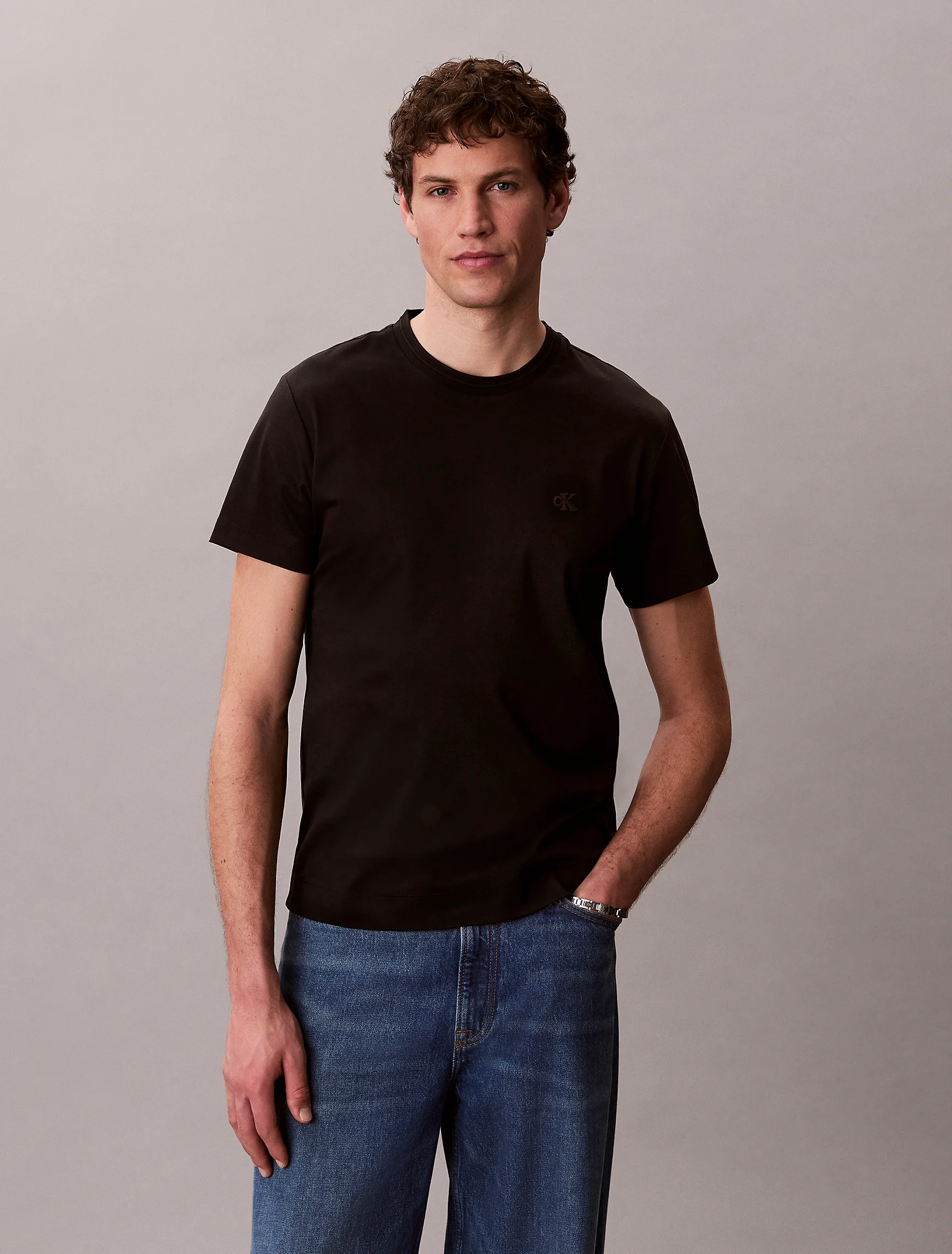 CK JEANS Áo Thun Nam Slim Fit