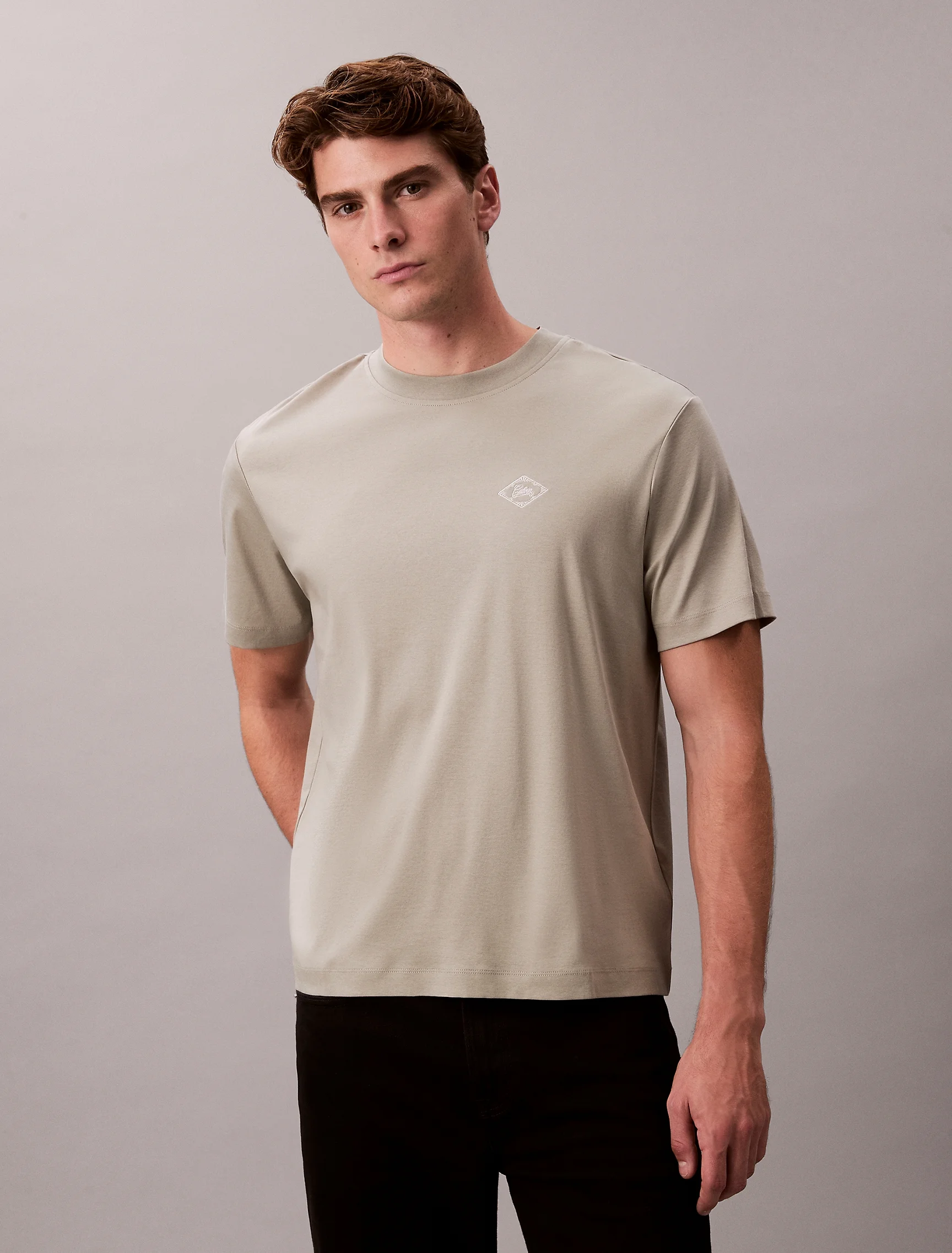 CK JEANS Áo Thun Nam Easy Fit
