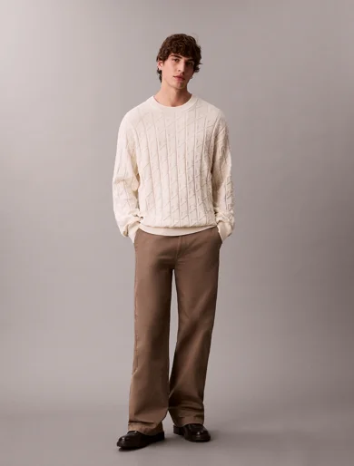 CK JEANS Áo Len Nam Easy Fit