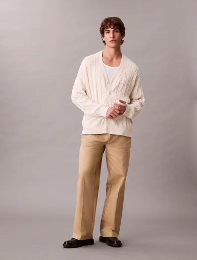 CK JEANS Áo Len Nam Easy Fit
