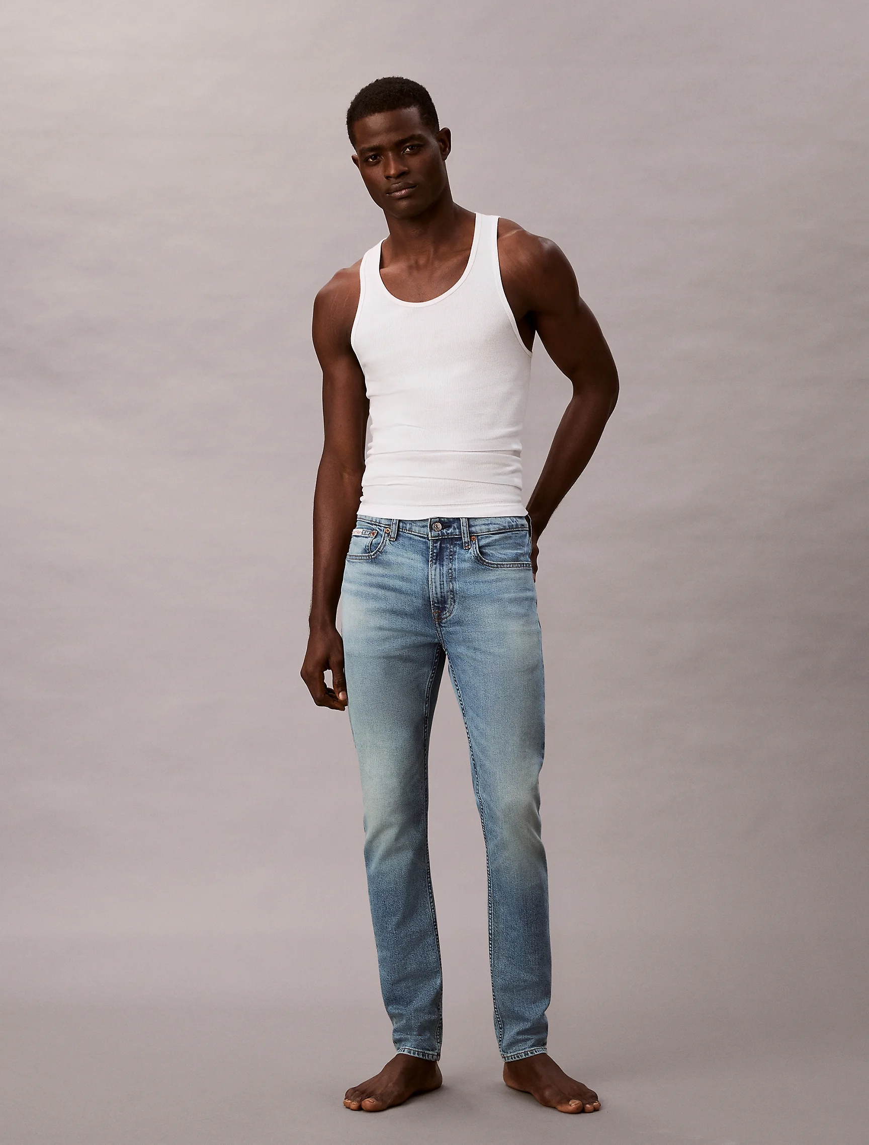 CK JEANS Quần Jeans Nam Slim Taper Fit