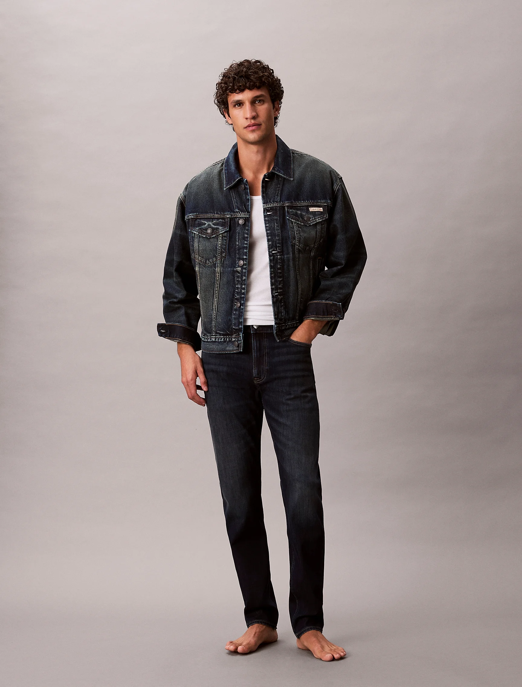 CK JEANS Quần Jeans Nam Slim Taper Fit