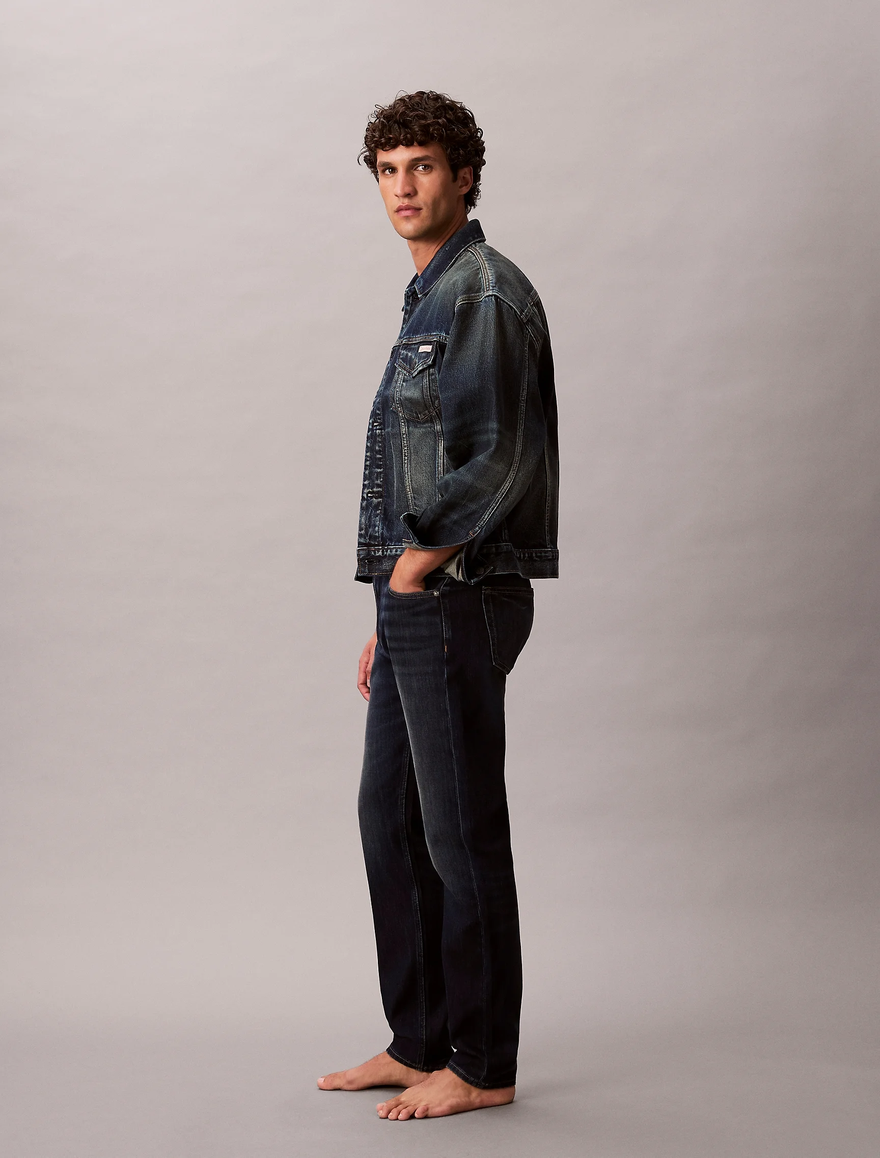 CK JEANS Quần Jeans Nam Slim Taper Fit