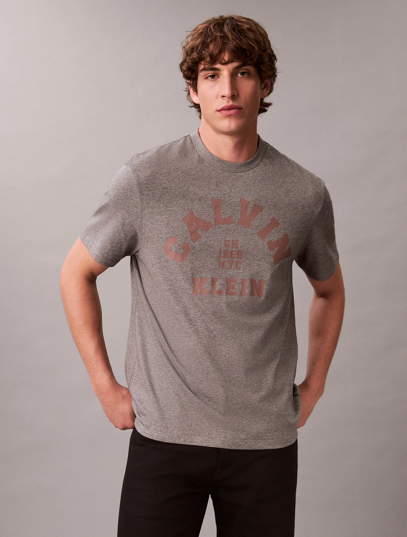 CK JEANS Áo Thun Nam Easy Fit